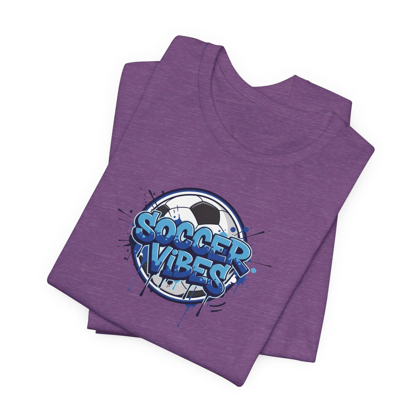 Soccer Vibes Graffiti T-Shirt, Colorful Soccer Shirt for Kids & Adults
