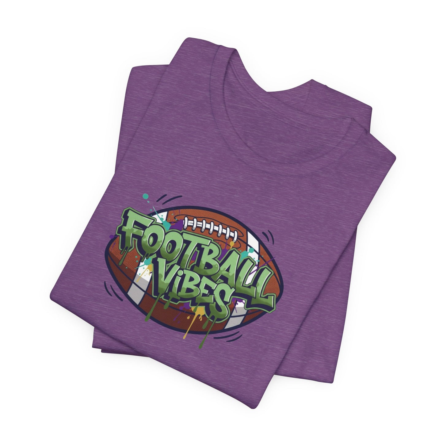Football Vibes Graffiti T-Shirt, Colorful Football Shirt for Kids & Adults