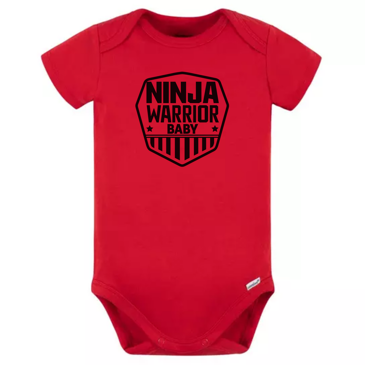 Ninja Warrior Baby Onesie – Infant Bodysuit with Shield Design