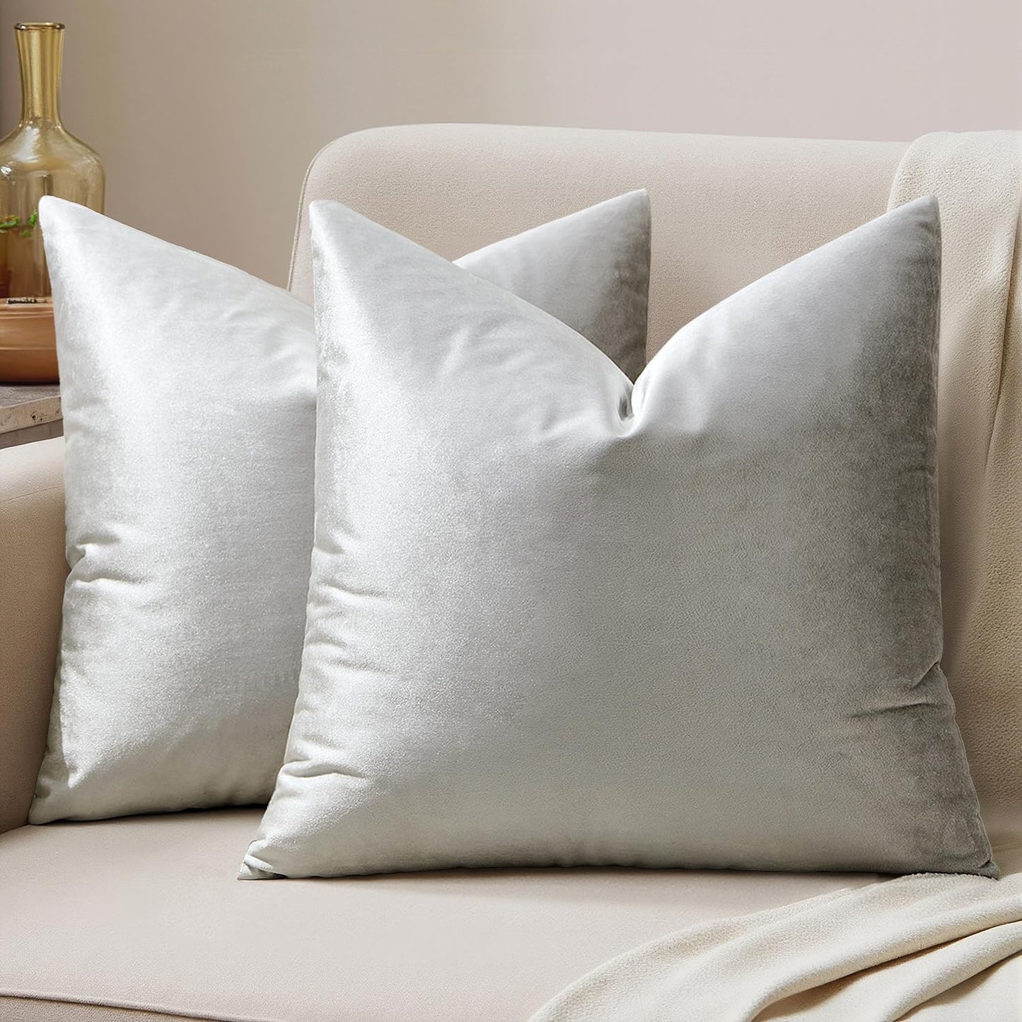 Golf Life Velvet Throw Pillow Covers - Optional Pillow Inserts