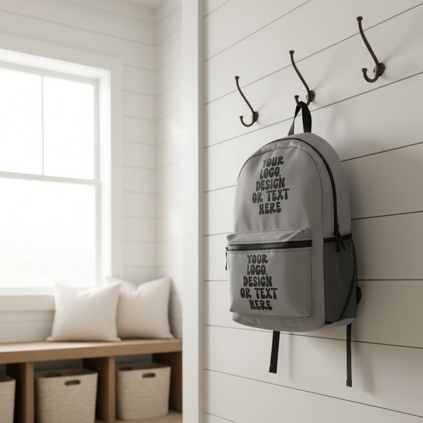 Custom Backpack – Add Your Text, Design, Logo &/or Pattern