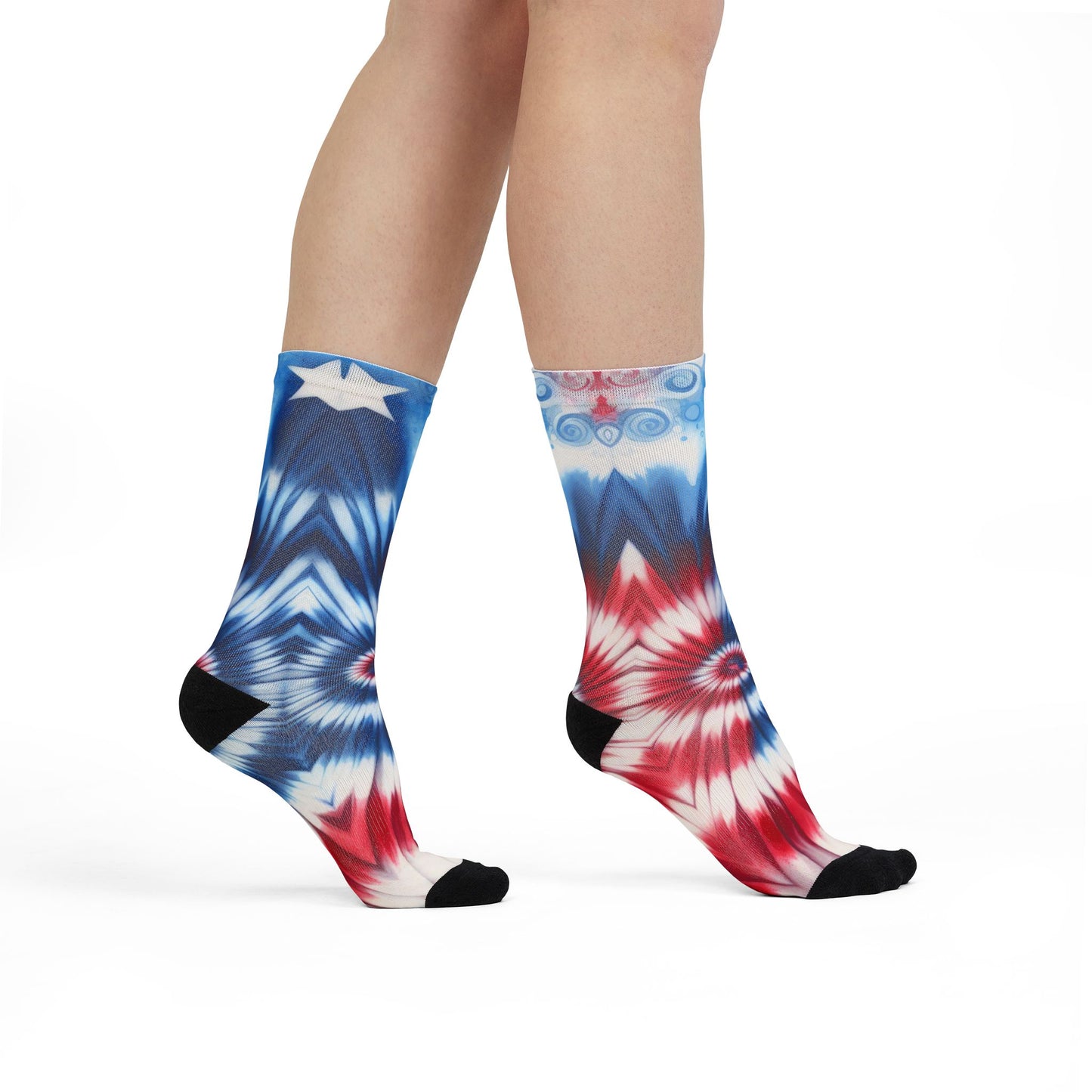 Custom Pattern Sublimation Crew Socks – Personalized Full-Print Design