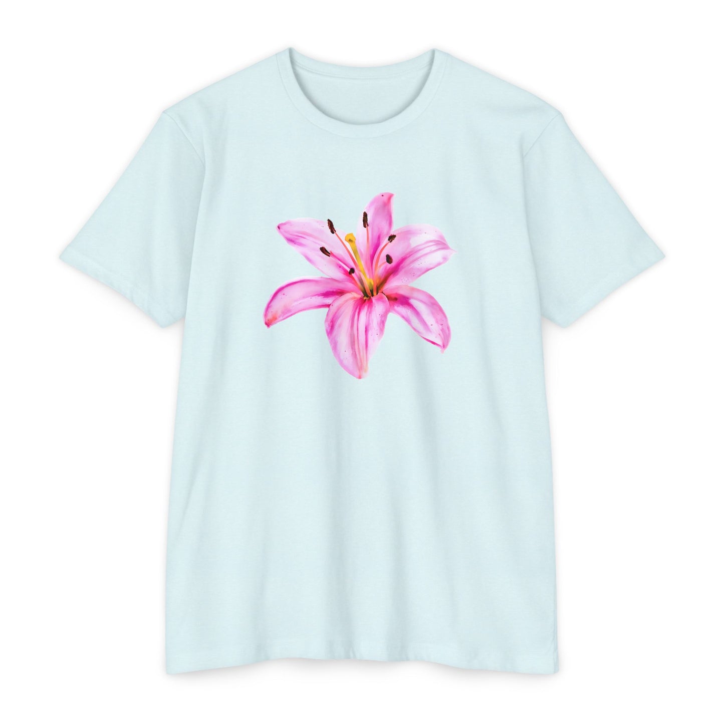 Hunt Beach Club Watercolor Flower Unisex T-Shirt – Summer Floral Tee