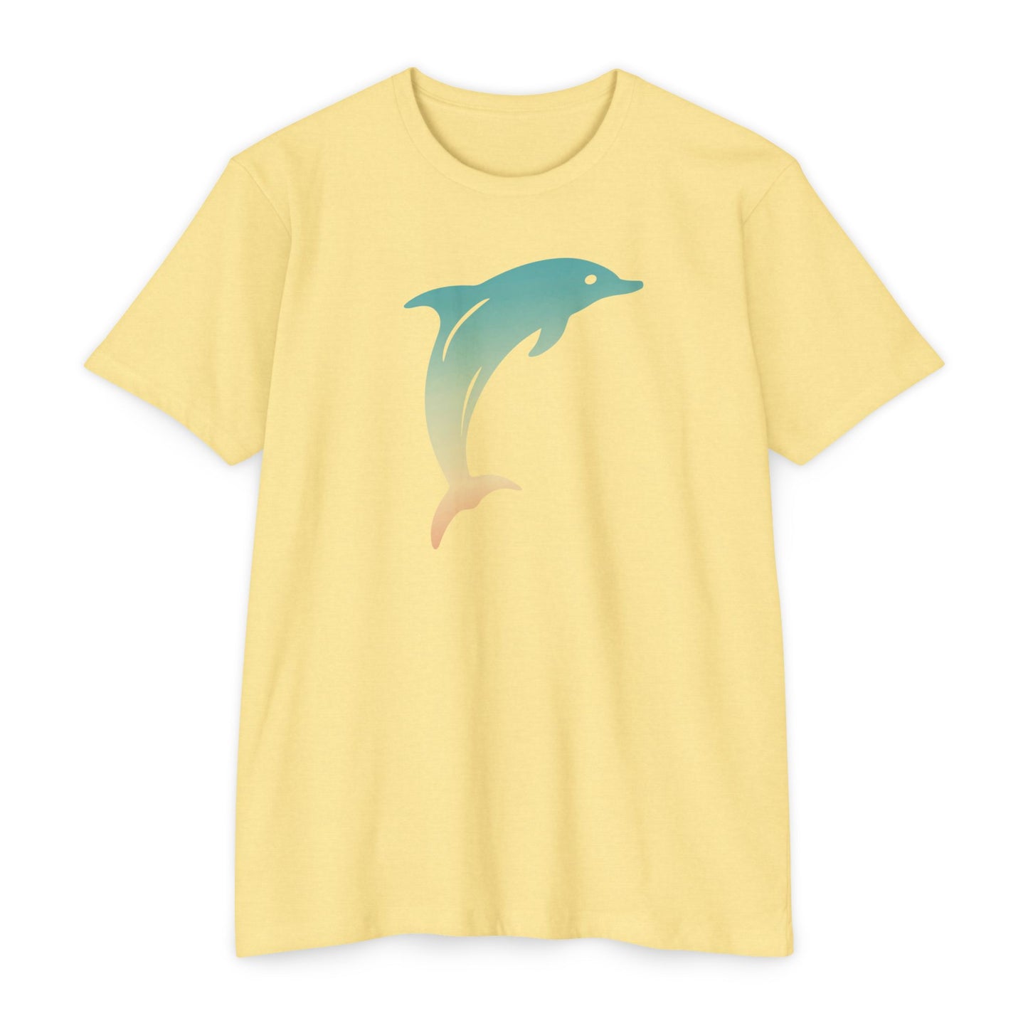 Hunt Beach Club Multicolor Dolphin Unisex T-Shirt – Coastal Summer Tee