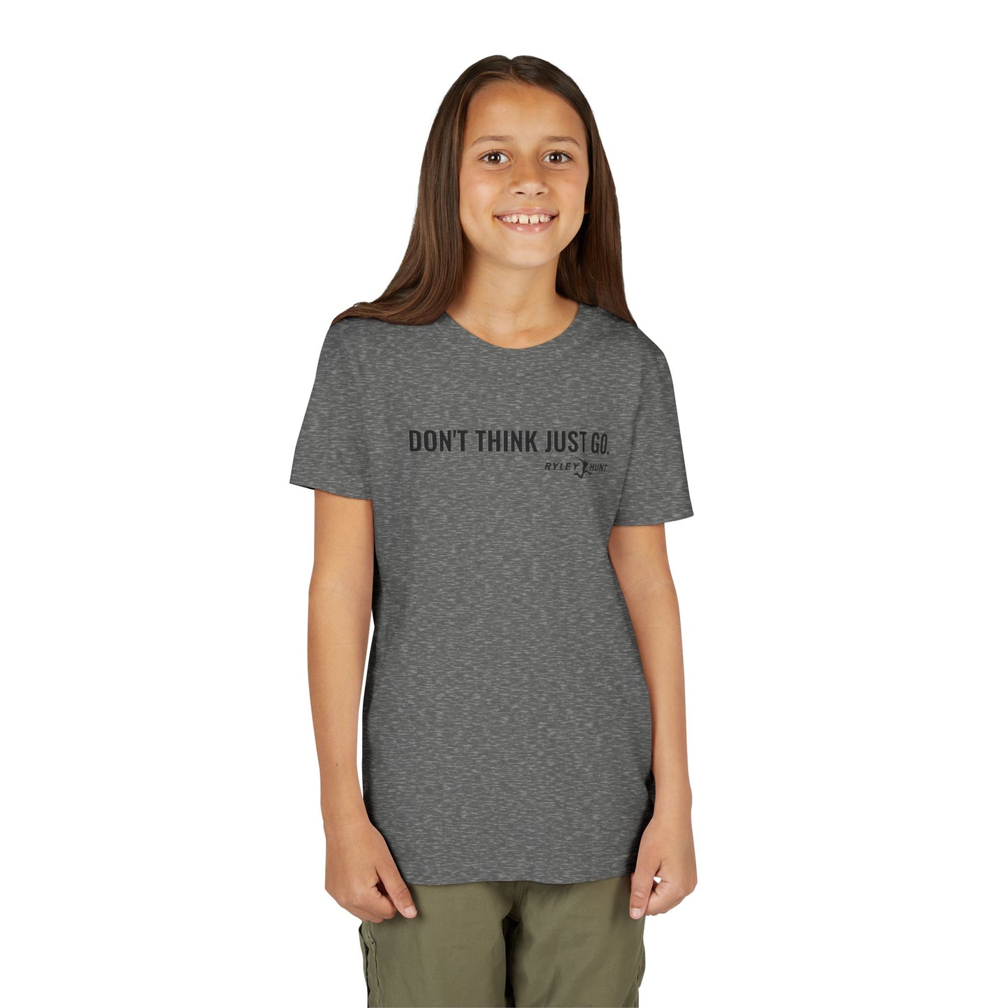 2025-2026 Season - Ryley Hunt “Don’t Think Just Go” - Ninja Athlete T-Shirt (Youth Tee)
