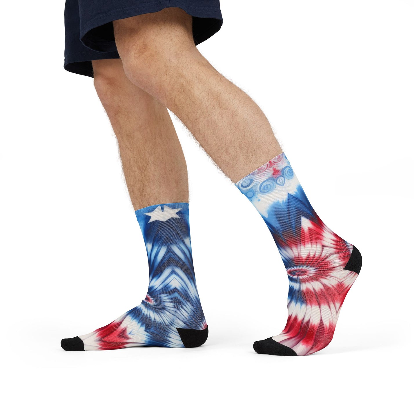Custom Pattern Sublimation Crew Socks – Personalized Full-Print Design