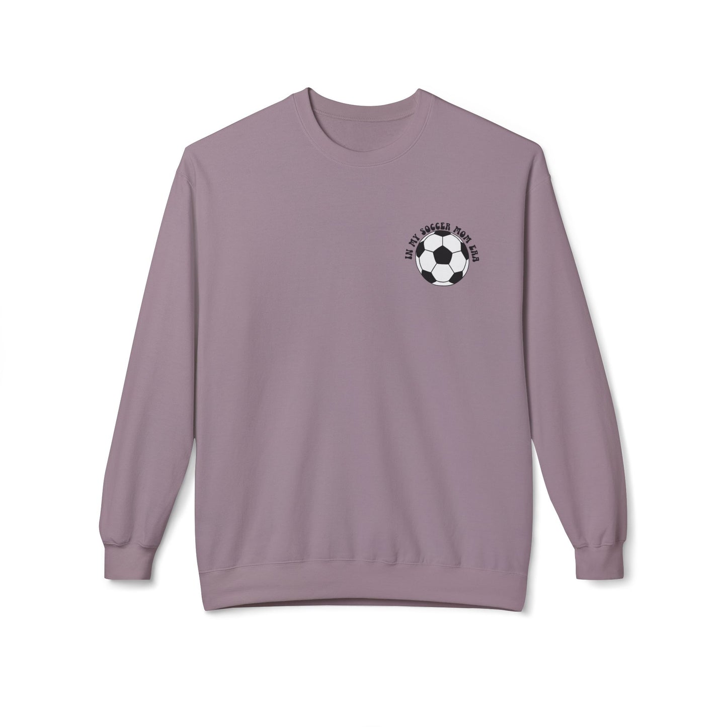 In My Soccer Mom Era Sweatshirt – Funny Soccer Mom Crewneck with Back Print