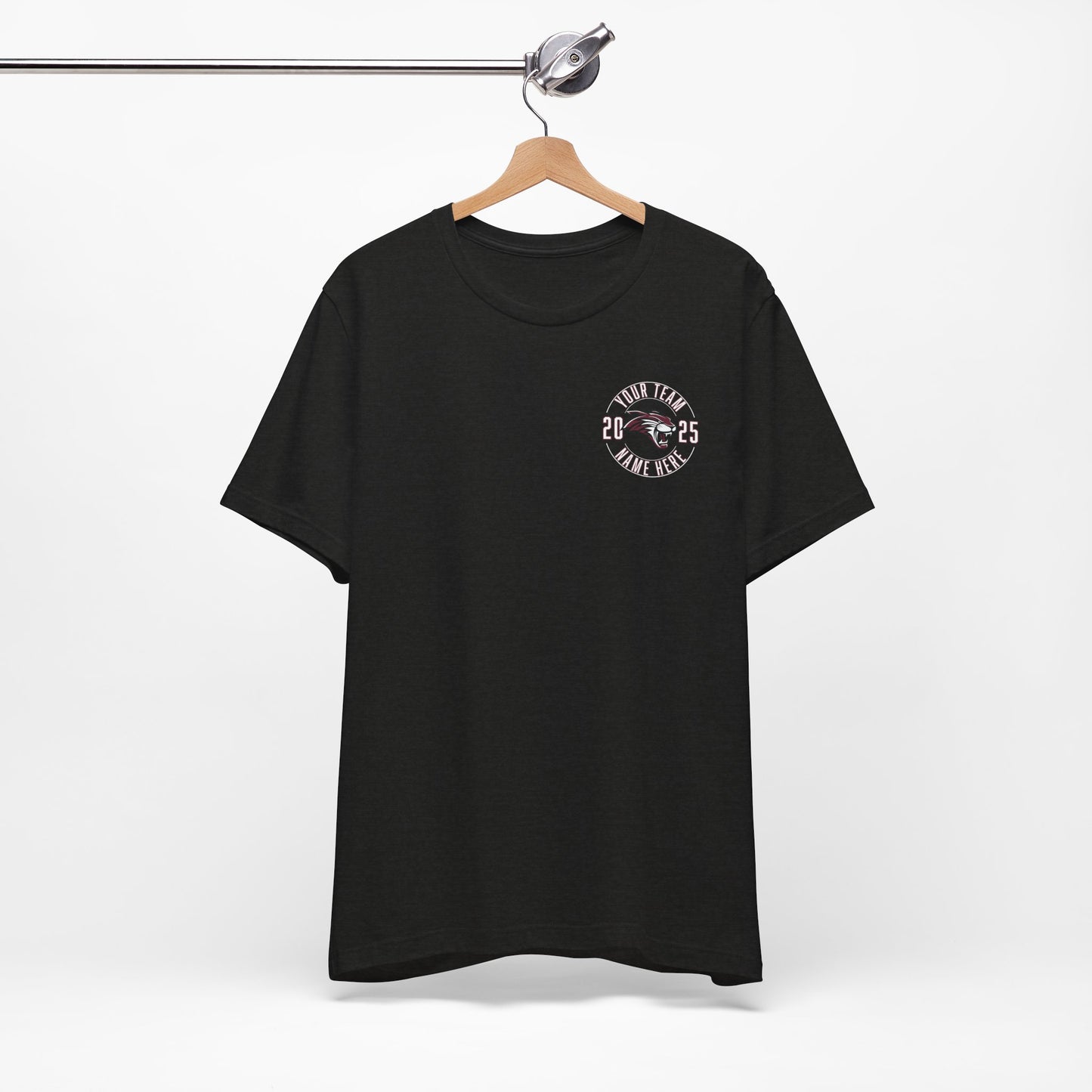 Bella Canvas Unisex Team T-Shirt - Add Team Name, Player Number &/or Name (Front & Back Print)