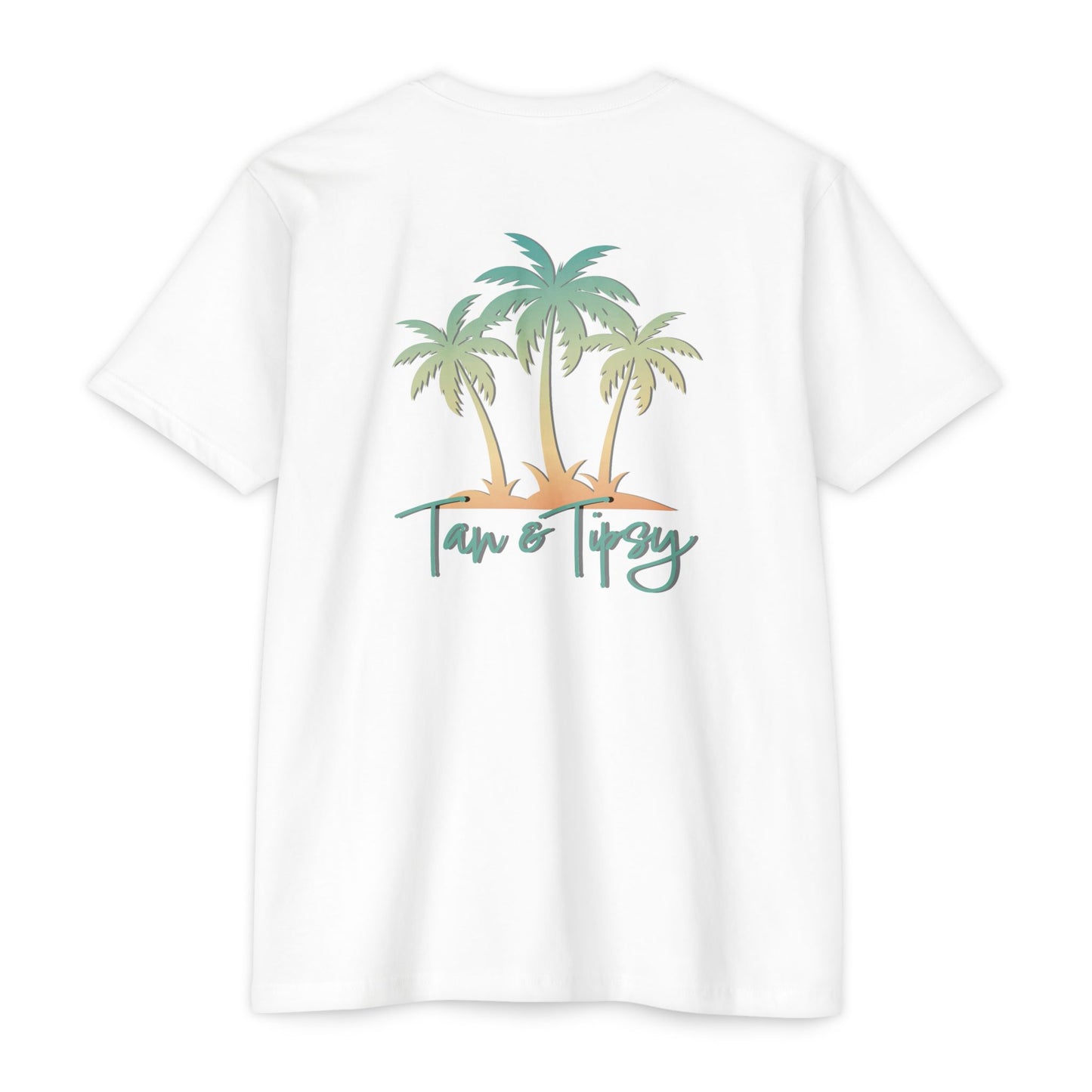 Hunt Beach Club Tan & Tipsy Unisex T-Shirt – Summer Beach Tee