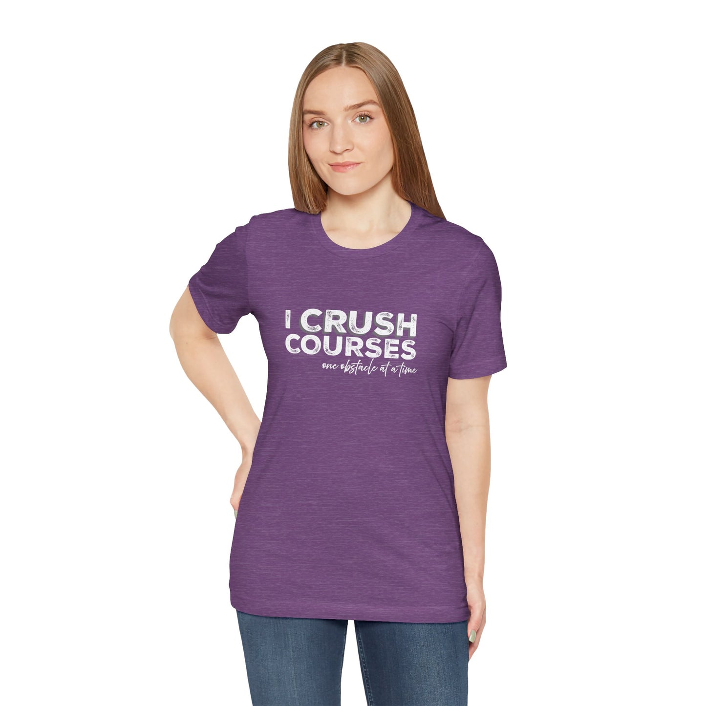 I Crush Courses One Obstacle at a Time T-Shirt | Ninja Warrior & OCR Tee