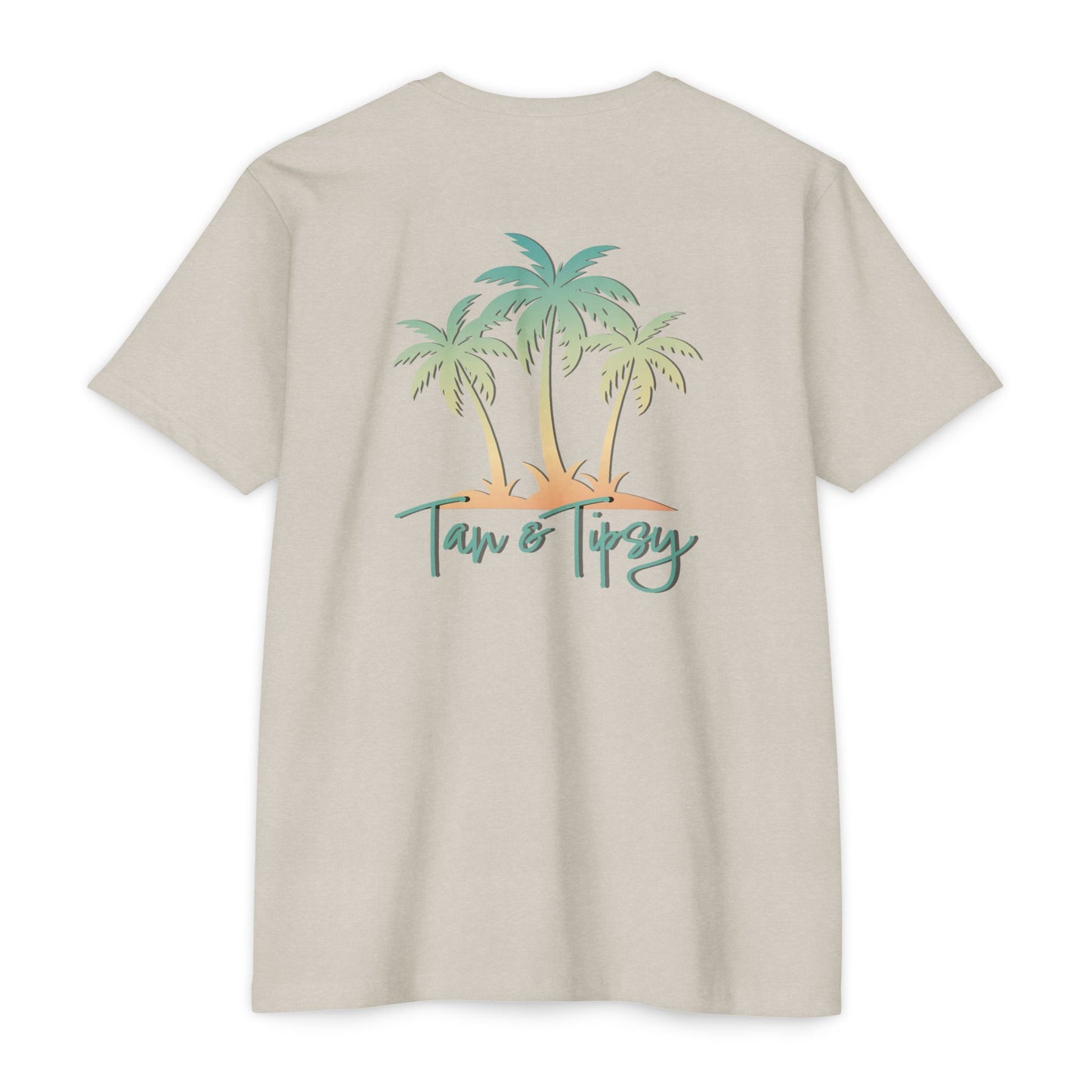 Hunt Beach Club Tan & Tipsy Unisex T-Shirt – Summer Beach Tee