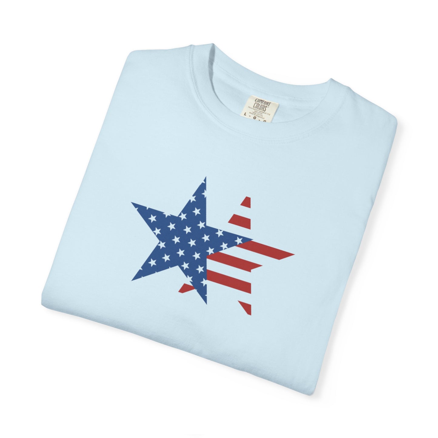 Patriotic American Flag T-Shirt – USA Star & Stripes Tee, Red White Blue Shirt, Fourth of July Shirt