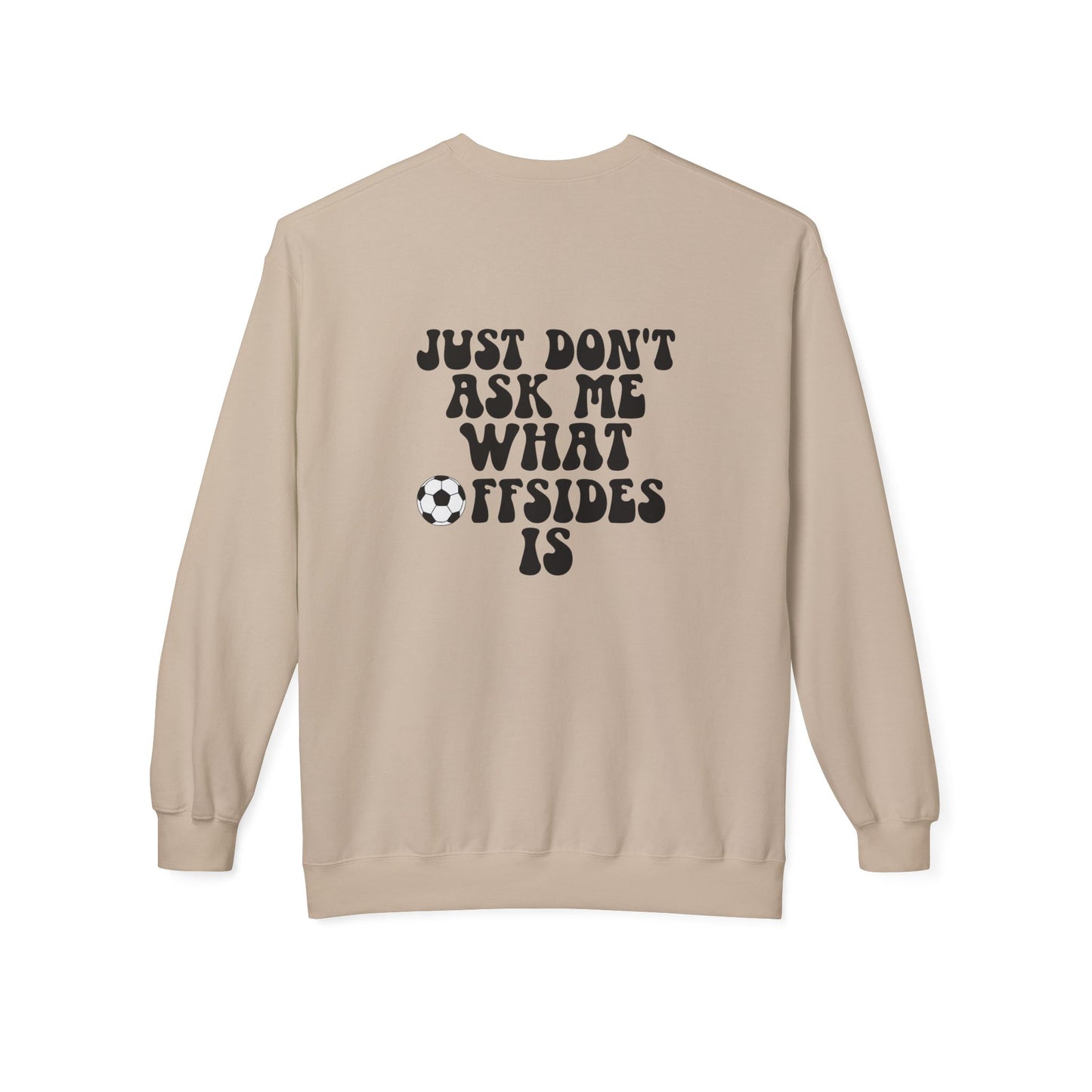 In My Soccer Mom Era Sweatshirt – Funny Soccer Mom Crewneck with Back Print