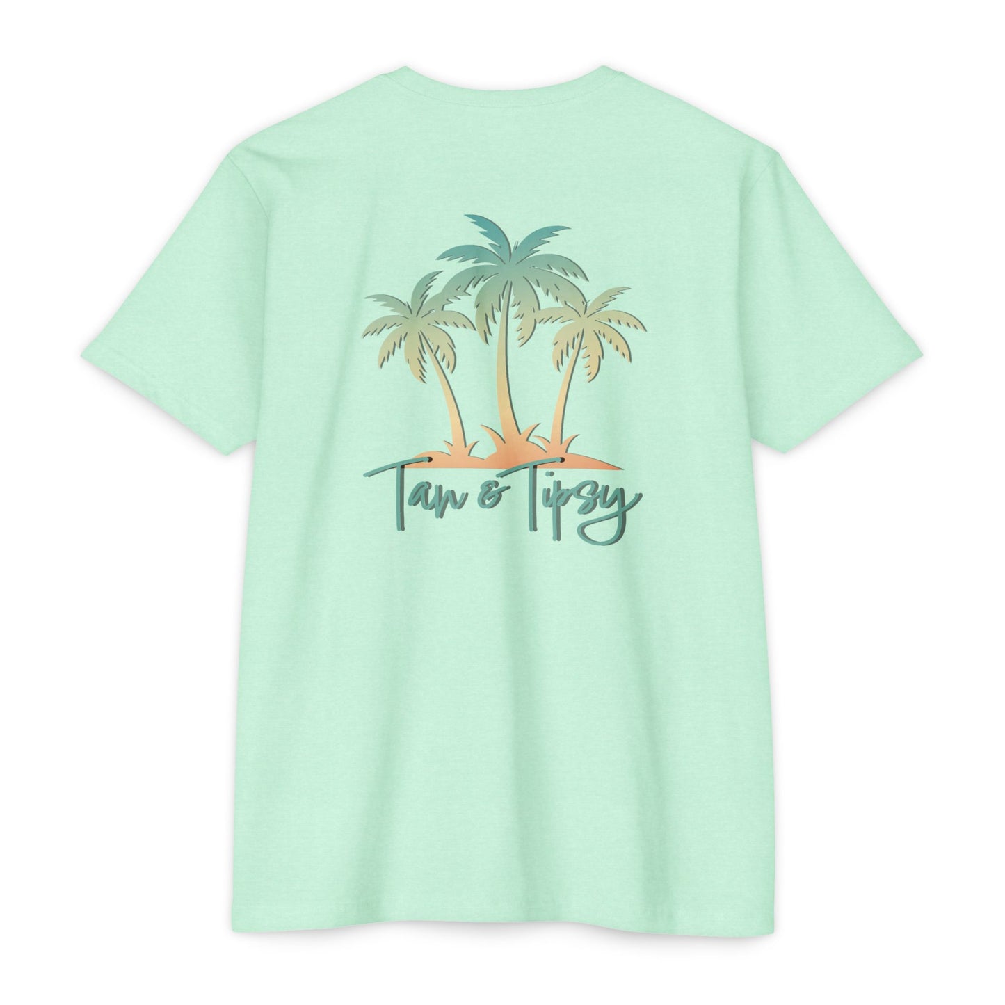 Hunt Beach Club Tan & Tipsy Unisex T-Shirt – Summer Beach Tee