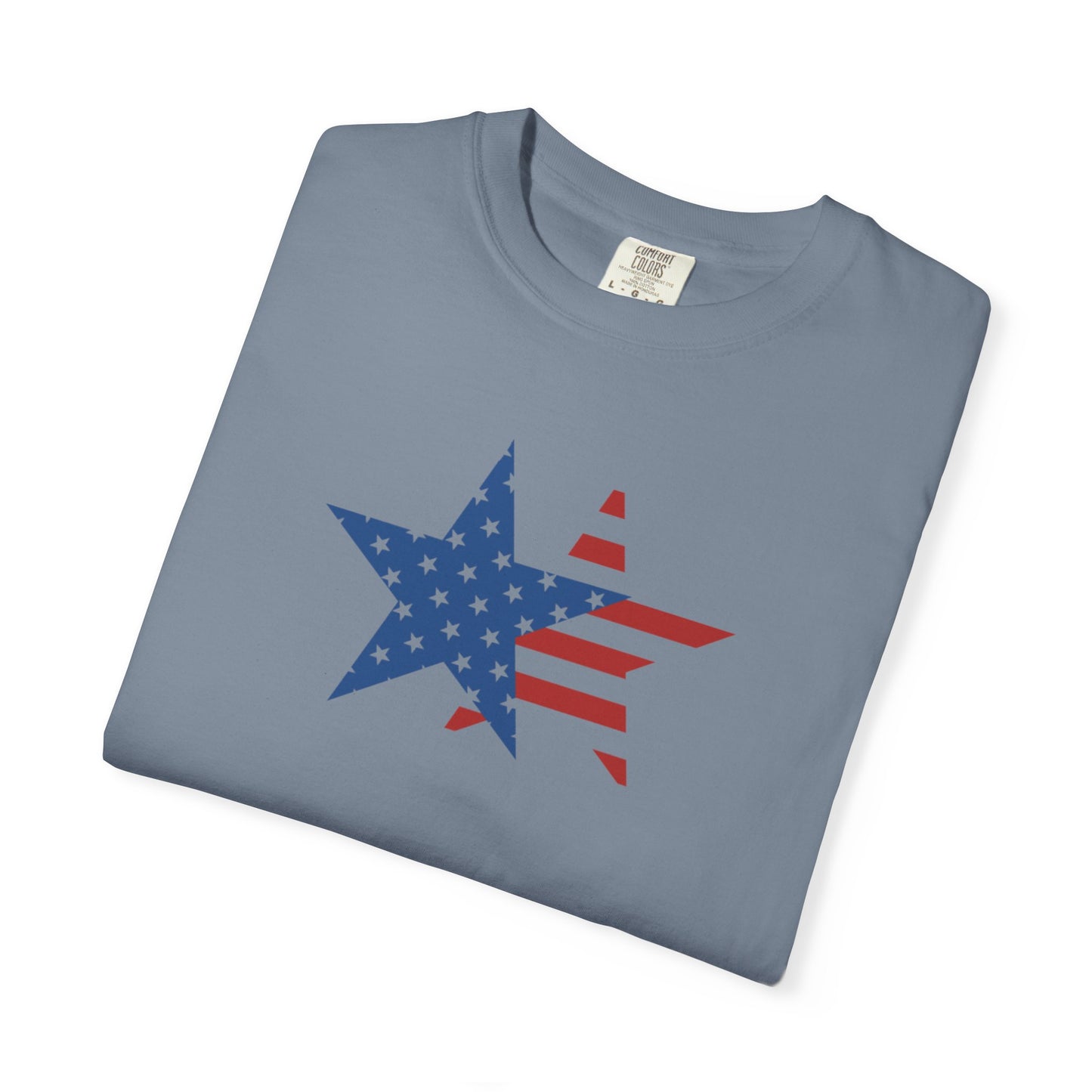 Patriotic American Flag T-Shirt – USA Star & Stripes Tee, Red White Blue Shirt, Fourth of July Shirt
