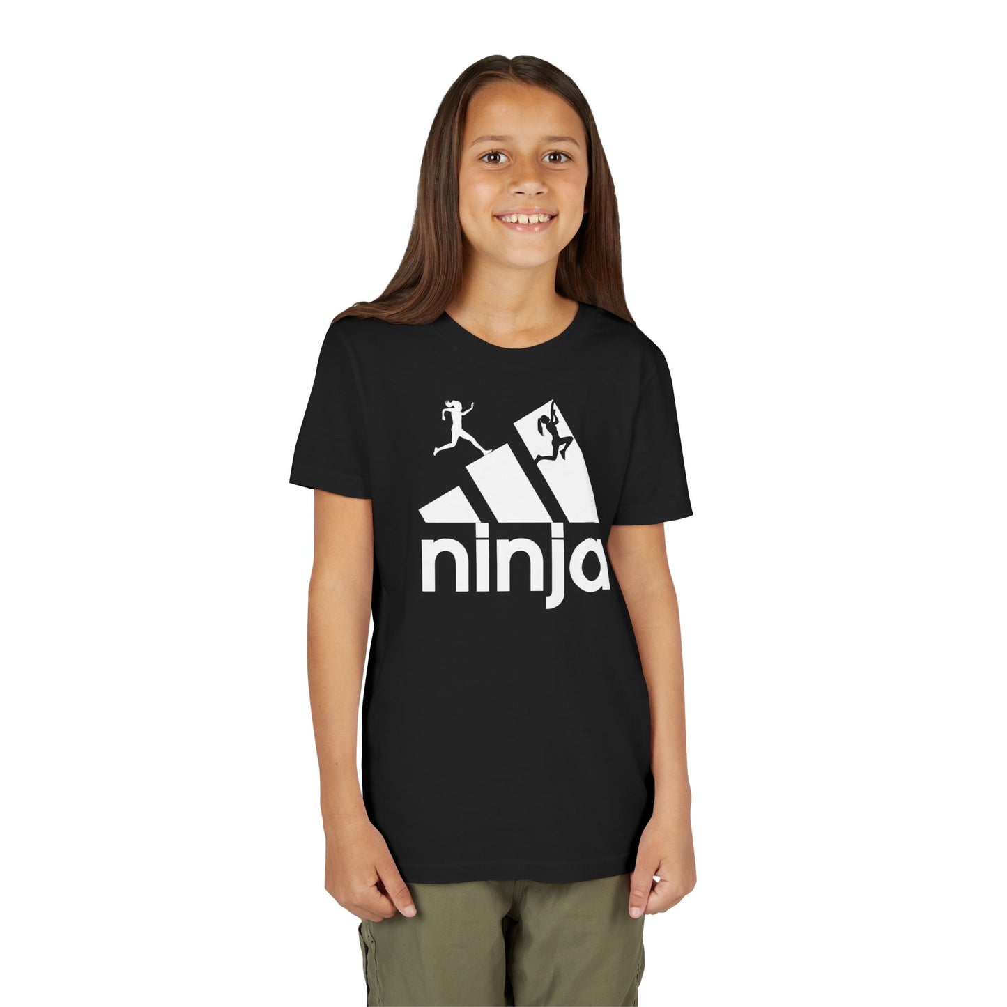Ninja Logo Athlete Tee – Unisex Youth Ninja Training Shirt