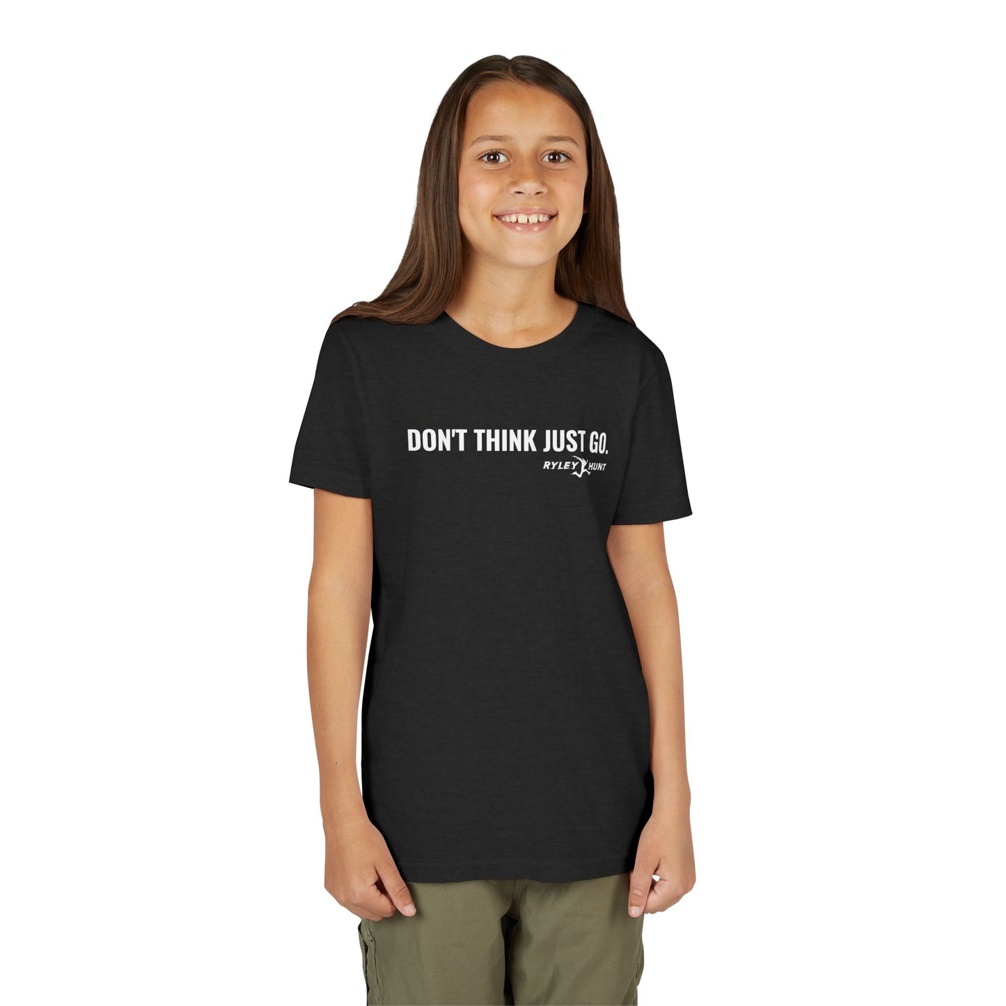 2025-2026 Season - Ryley Hunt “Don’t Think Just Go” - Ninja Athlete T-Shirt (Youth Tee)