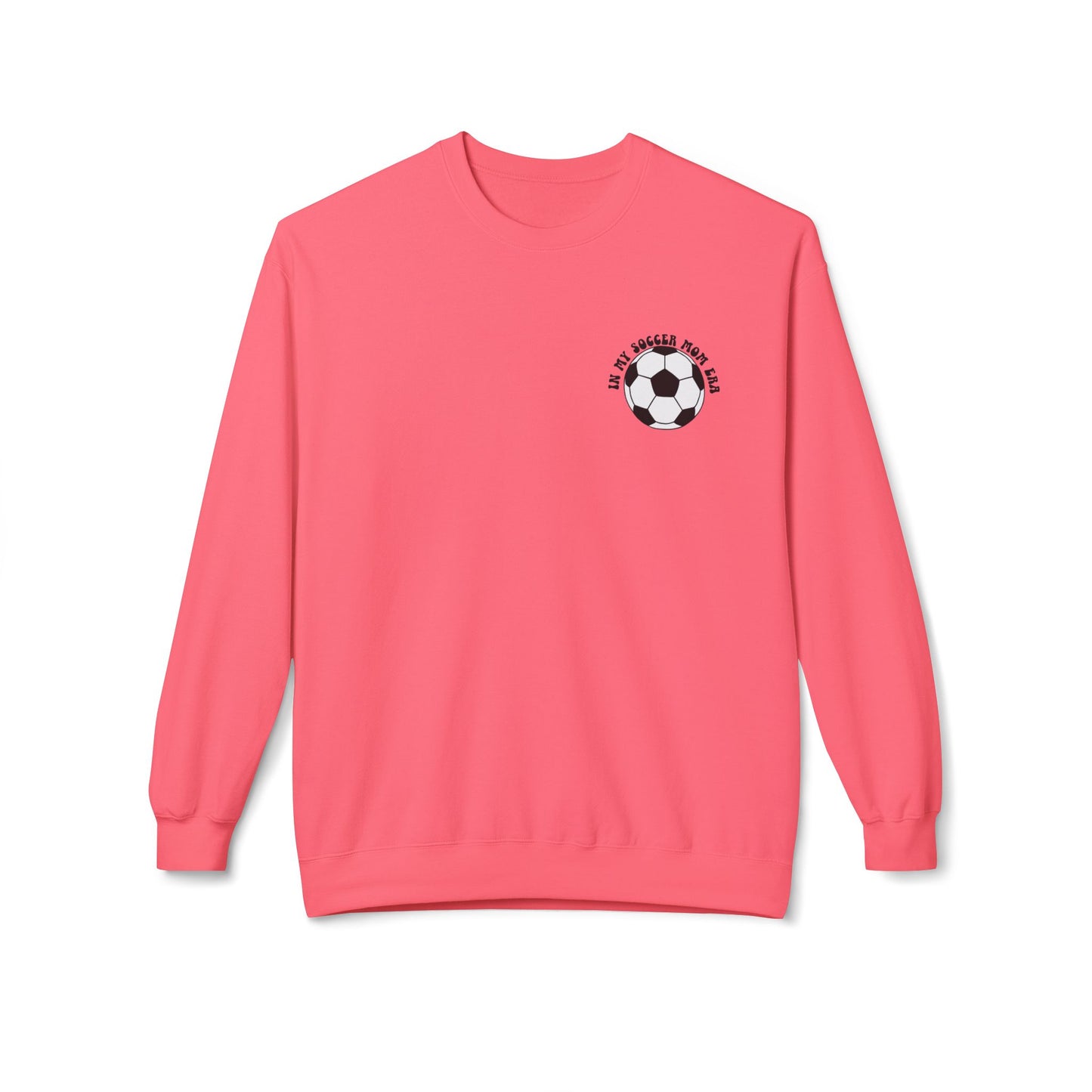 In My Soccer Mom Era Sweatshirt – Funny Soccer Mom Crewneck with Back Print