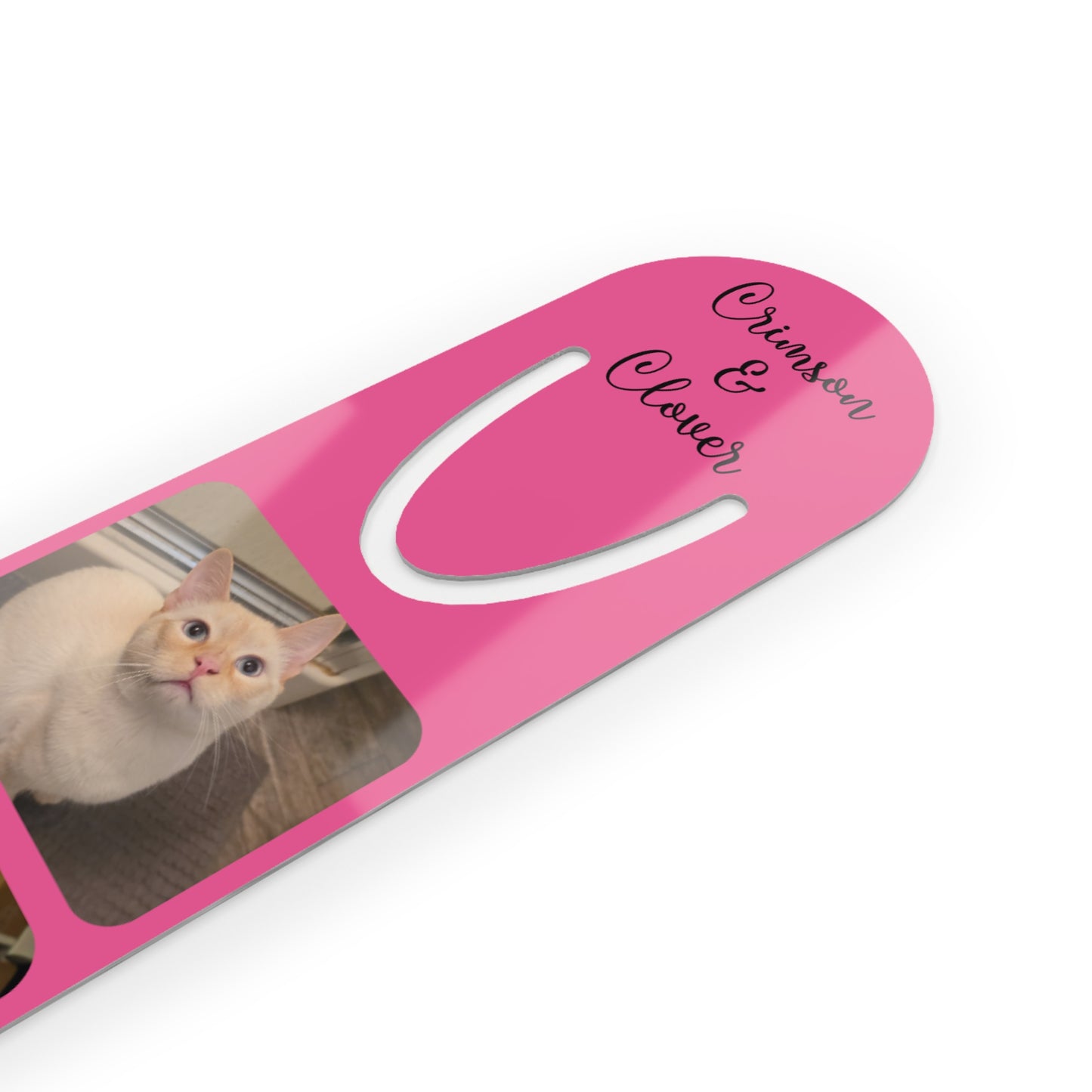 Custom Photo Collage Metal Bookmark – Personalized Picture Bookmark Gift for Book Lovers