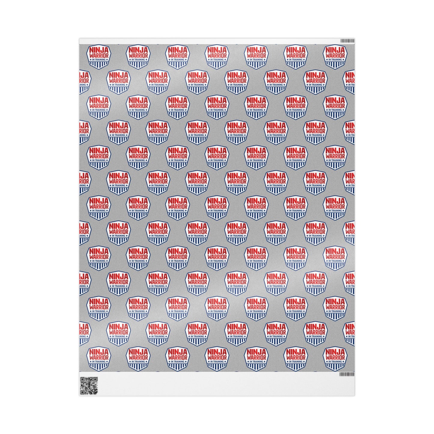 Ninja Warrior Wrapping Paper – In Training, Birthday Boy or Birthday Girl