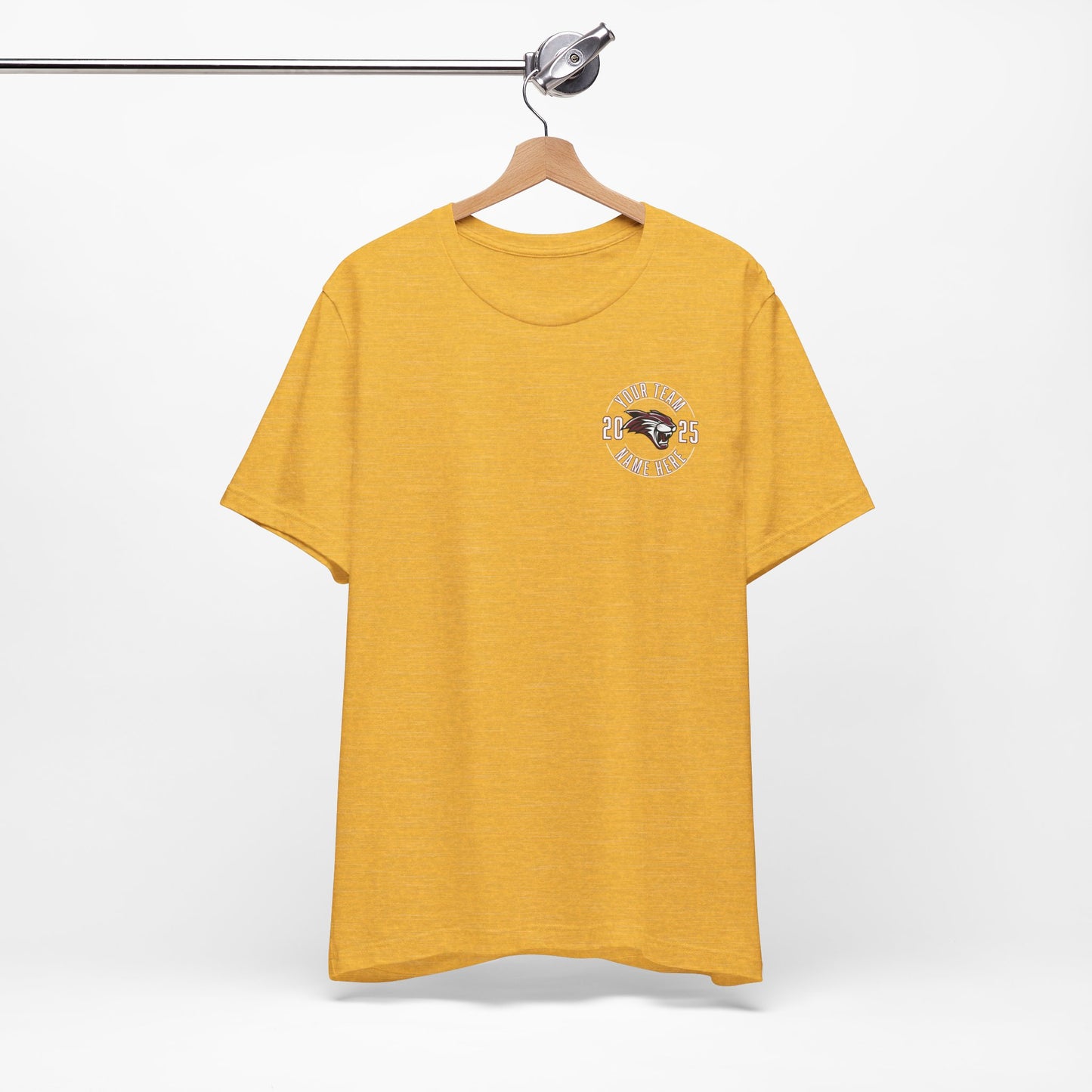 Bella Canvas Unisex Team T-Shirt - Add Team Name, Player Number &/or Name (Front & Back Print)