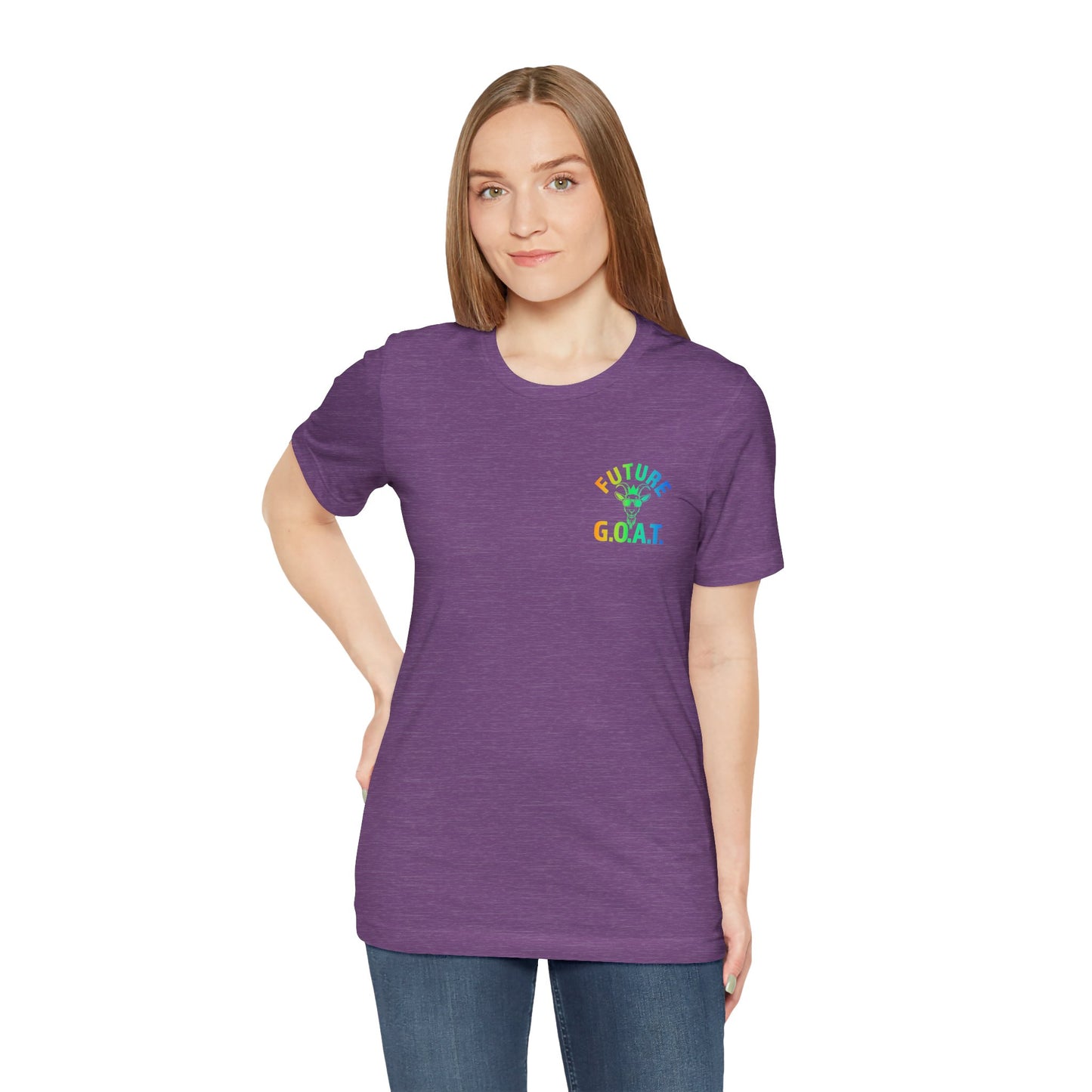 Future GOAT Rainbow Gradient T-Shirt | Youth & Adult Sports Tee