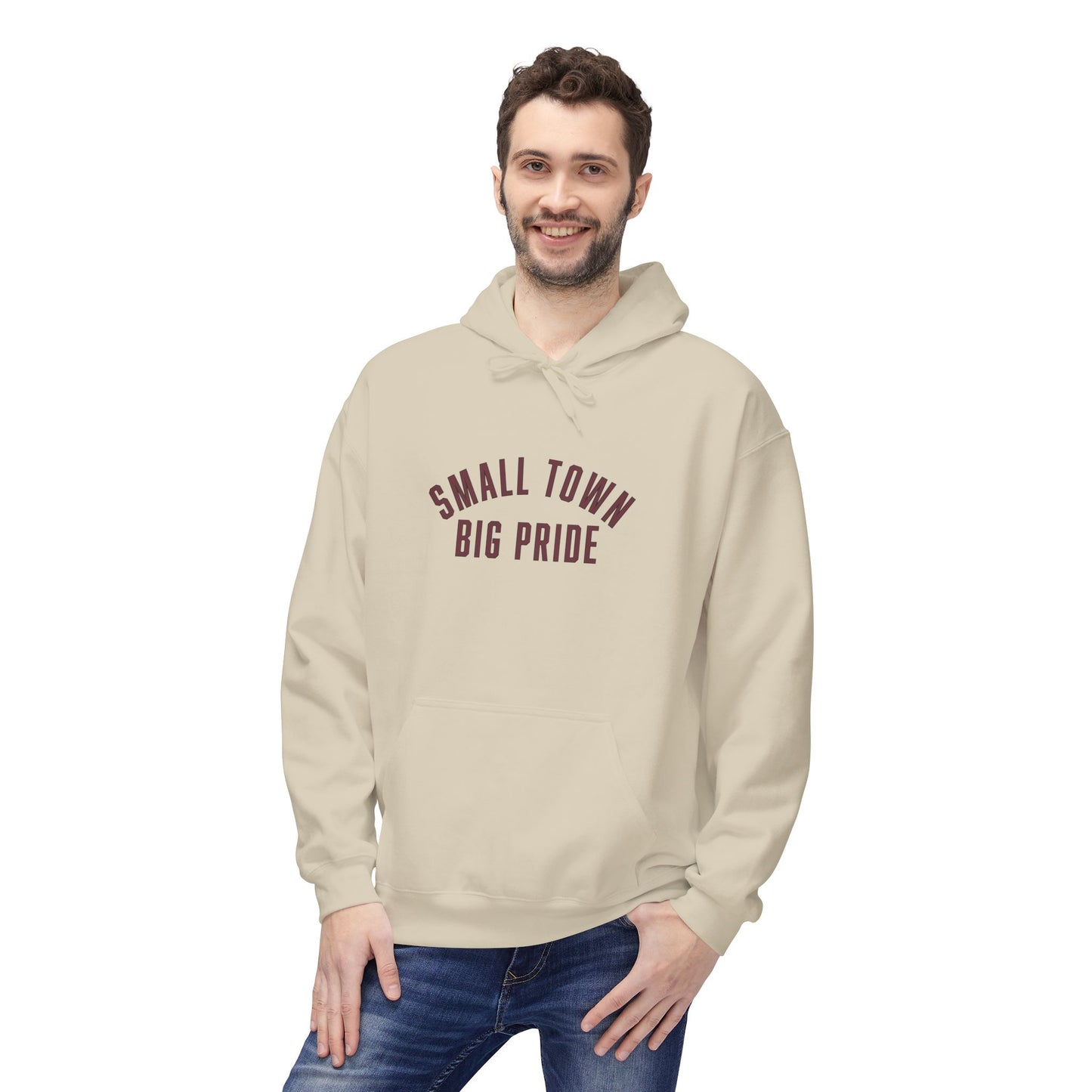 Custom Town Pride Unisex Hoodie – [Town Name] Strong, [Town Colors] Nation & More