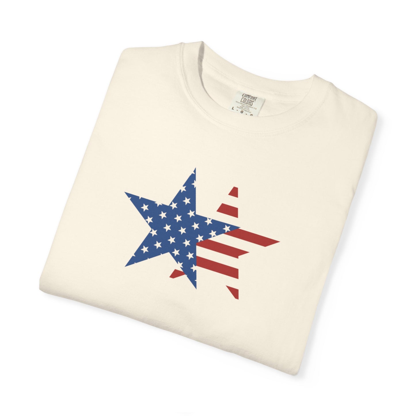 Patriotic American Flag T-Shirt – USA Star & Stripes Tee, Red White Blue Shirt, Fourth of July Shirt