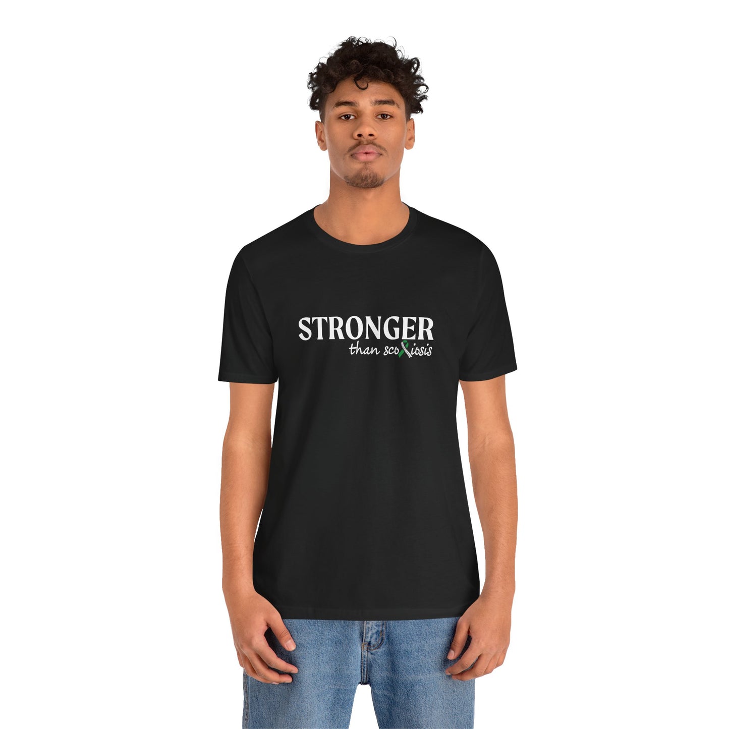 Scoliosis Awareness T-Shirt - Stronger Than Scoliosis, Scoliosis Warrior, Support Squad