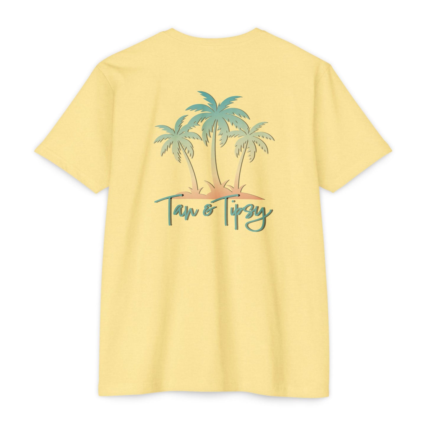 Hunt Beach Club Tan & Tipsy Unisex T-Shirt – Summer Beach Tee