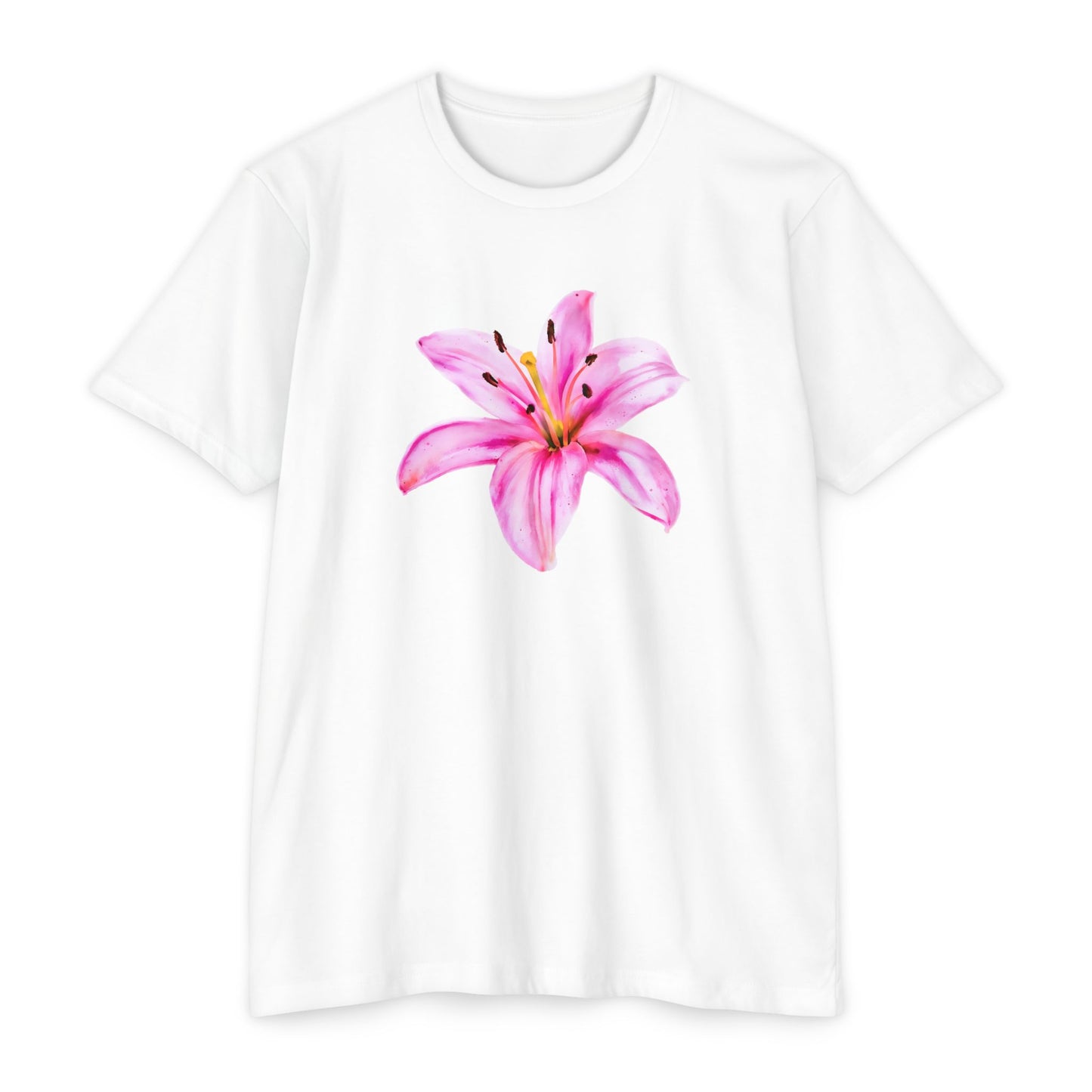 Hunt Beach Club Watercolor Flower Unisex T-Shirt – Summer Floral Tee