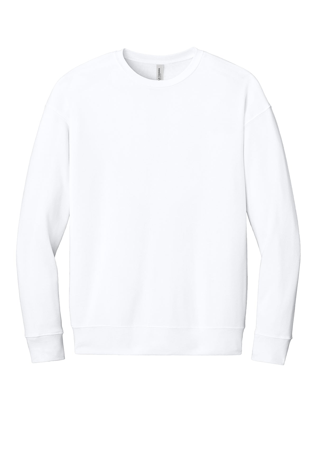 Bella + Canvas Unisex Sponge Fleece Pullover Crewneck - Add Your Text, Design or Logo