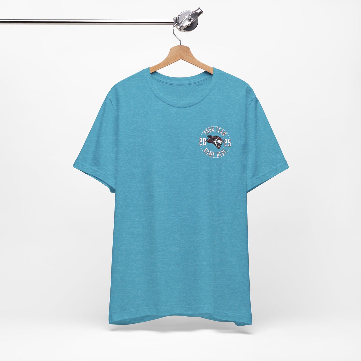 Bella Canvas Unisex Team T-Shirt - Add Team Name, Player Number &/or Name (Front & Back Print)