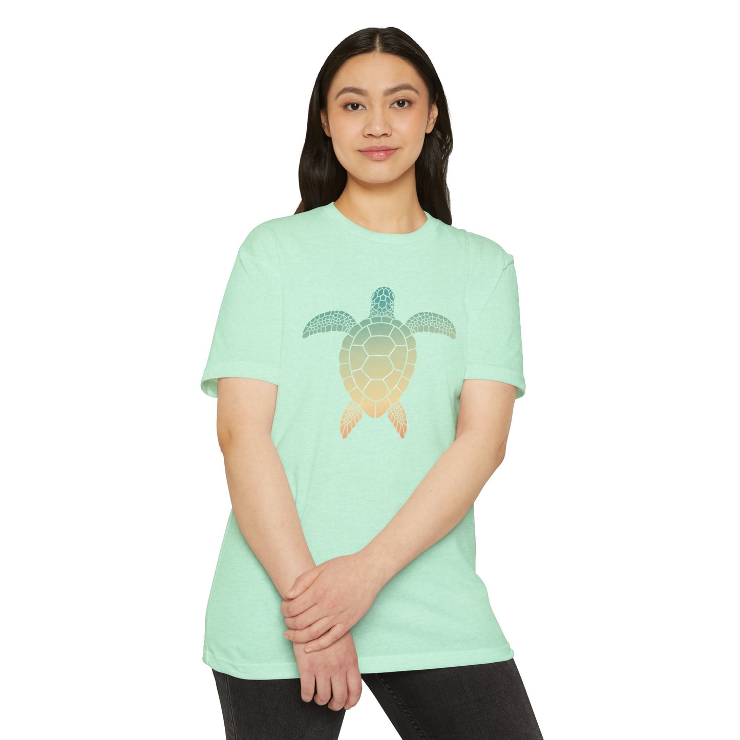 Hunt Beach Club Multicolor Turtle Unisex T-Shirt – Coastal Summer Tee