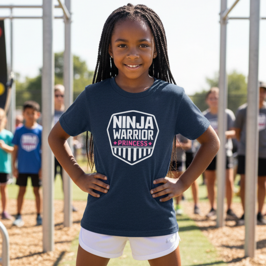 Ninja Warrior Princess T-Shirt for Youth & Adult