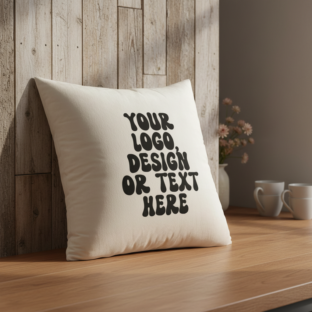 Personalized Velvet Pillow Cover - Custom Photo, Logo, Text or Graphic Pillow Gift