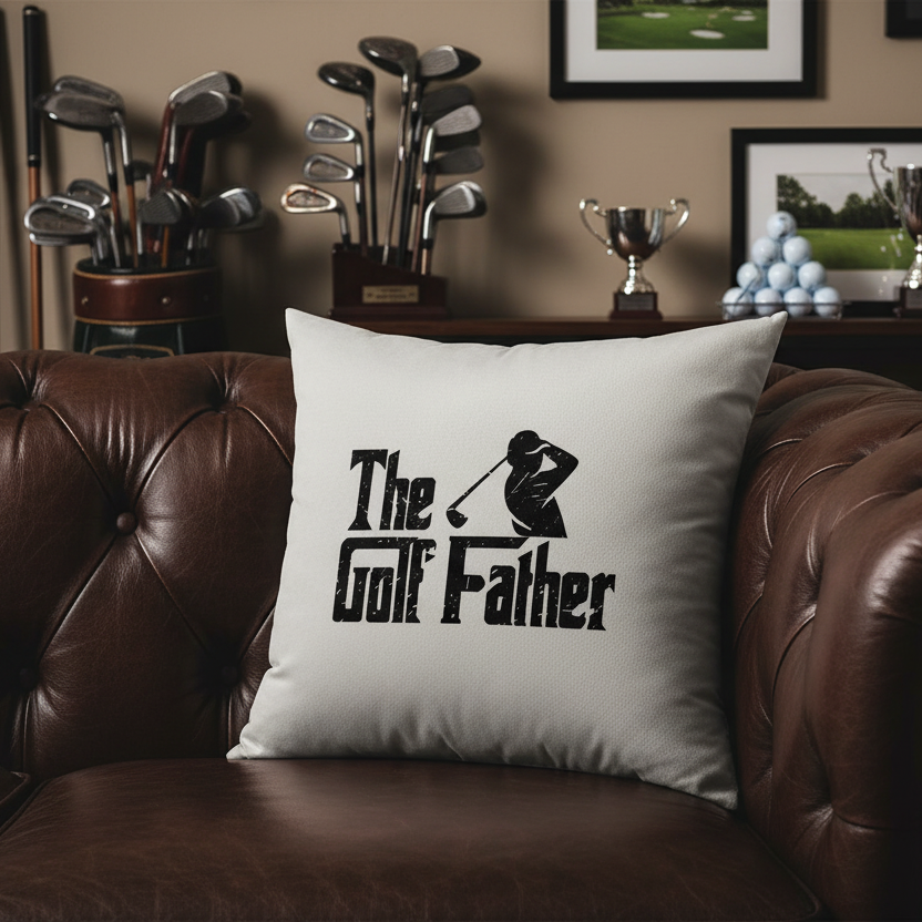 Golf Life Velvet Throw Pillow Covers - Optional Pillow Inserts