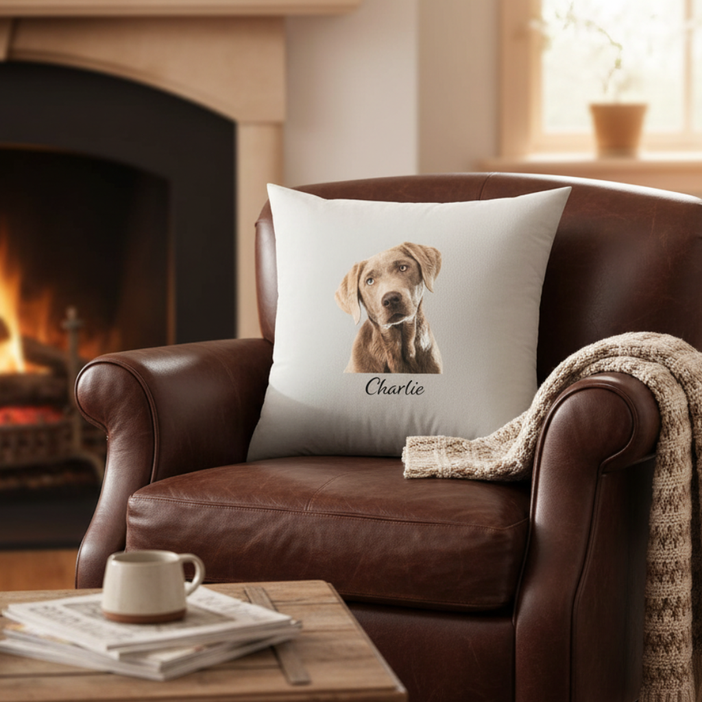Personalized Velvet Pillow Cover - Custom Photo, Logo, Text or Graphic Pillow Gift