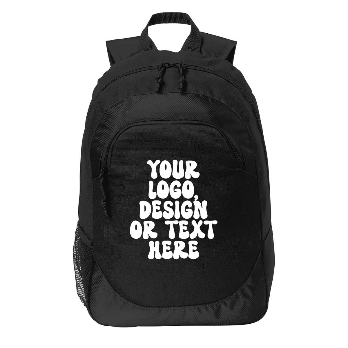 Custom Text, Design or Logo Backpack – Personalized Sports Backpack