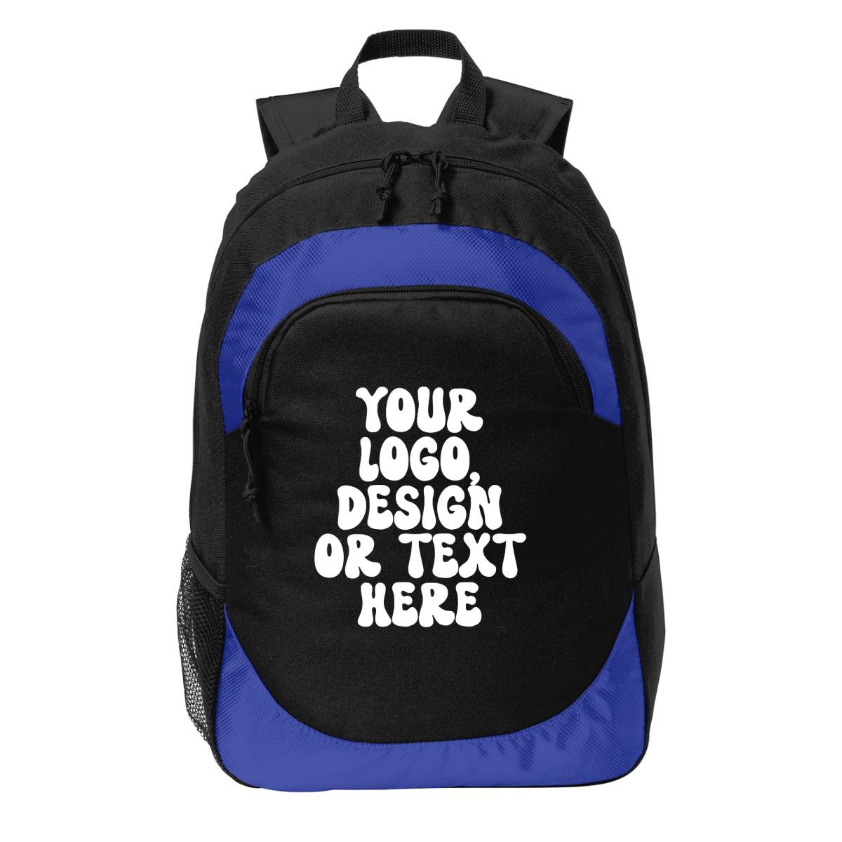 Custom Text, Design or Logo Backpack – Personalized Sports Backpack