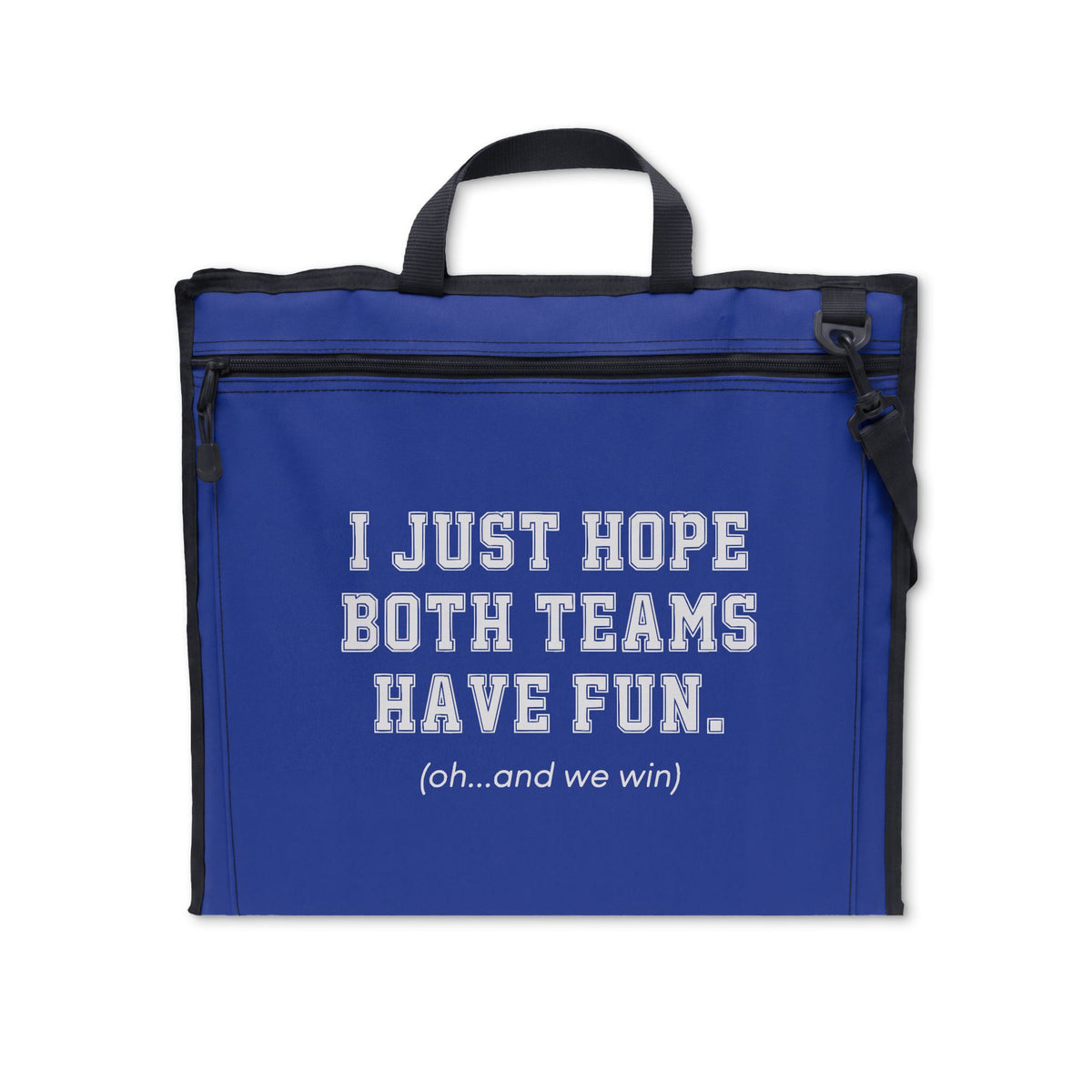 I Just Hope Both Teams Have Fun Stadium Seat - Funny Sports Fan Chair