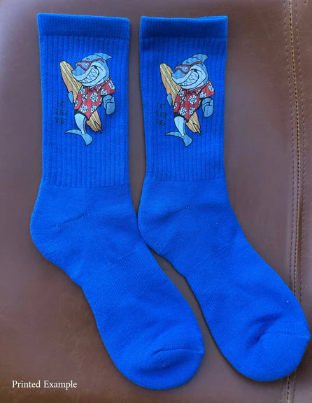 Unisex Crew Socks - Add Your Text, Design or Logo