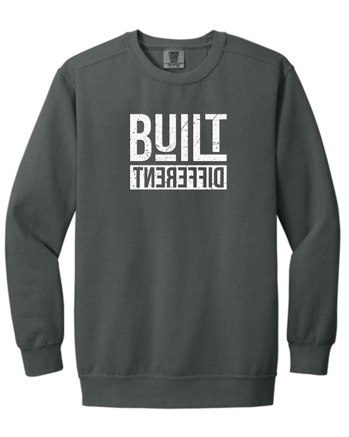 Built Different Crewneck Sweatshirt - Vintage Graphic Sweatshirt