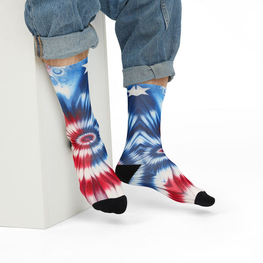 Custom Pattern Sublimation Crew Socks – Personalized Full-Print Design