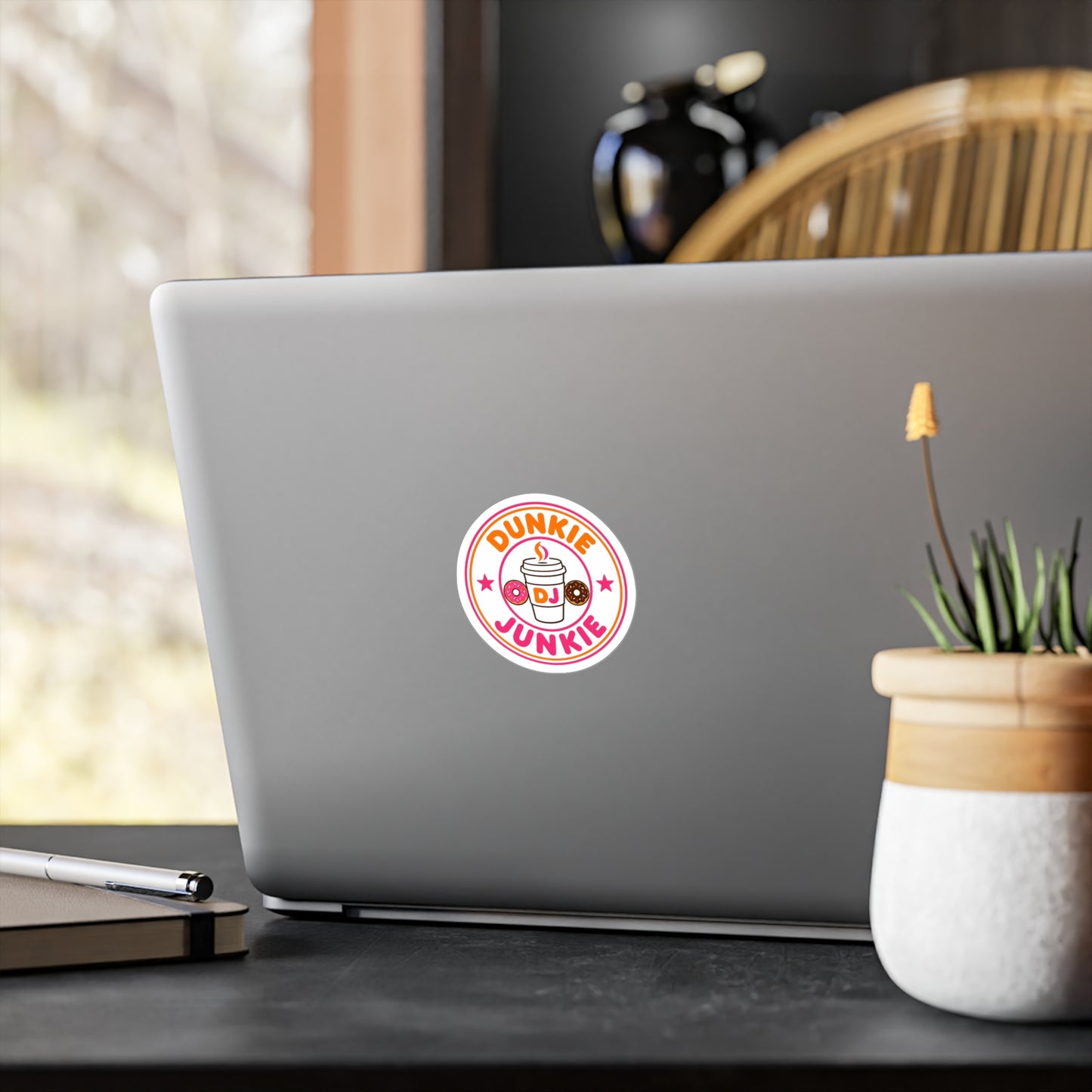 Funny Coffee Lover Sticker, 3" Waterproof Vinyl Sticker, Starbys Snob or Dunkie Junkie Design