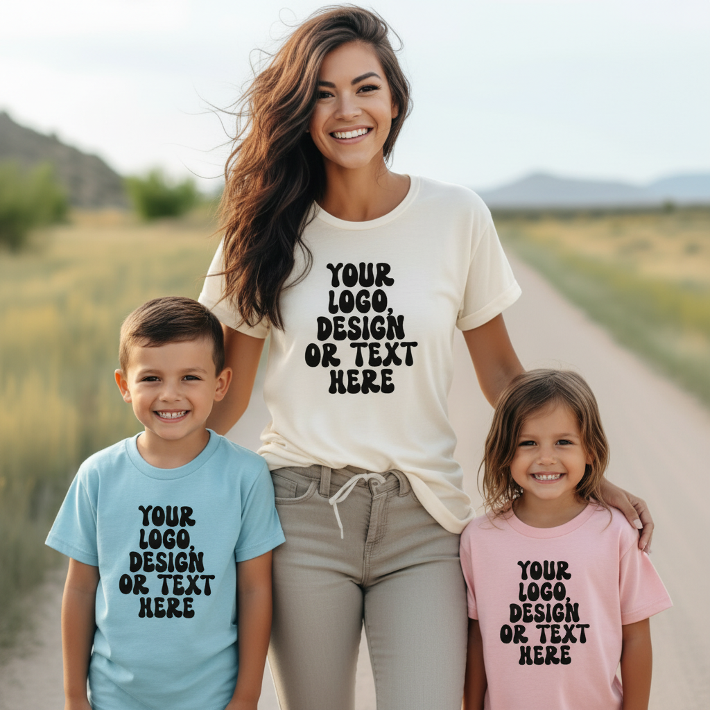 Bella + Canvas Unisex T-Shirt - Add Your Text, Design, or Logo