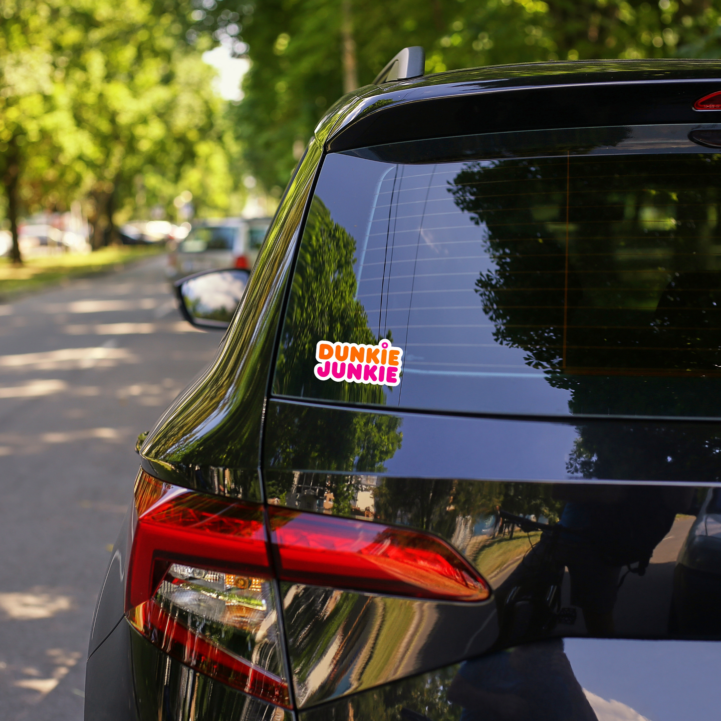 Funny Coffee Lover Sticker, 3" Waterproof Vinyl Sticker, Starbys Snob or Dunkie Junkie Design