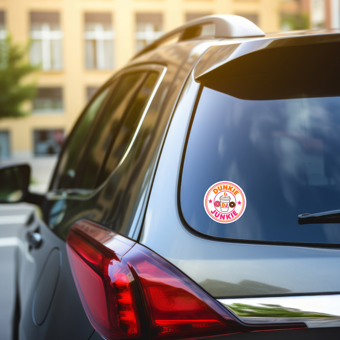 Funny Coffee Lover Sticker, 3" Waterproof Vinyl Sticker, Starbys Snob or Dunkie Junkie Design