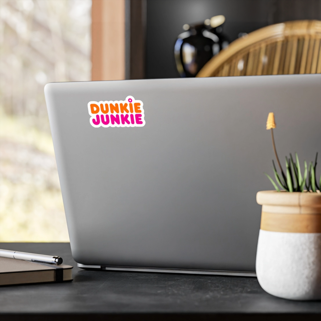 Funny Coffee Lover Sticker, 3" Waterproof Vinyl Sticker, Starbys Snob or Dunkie Junkie Design