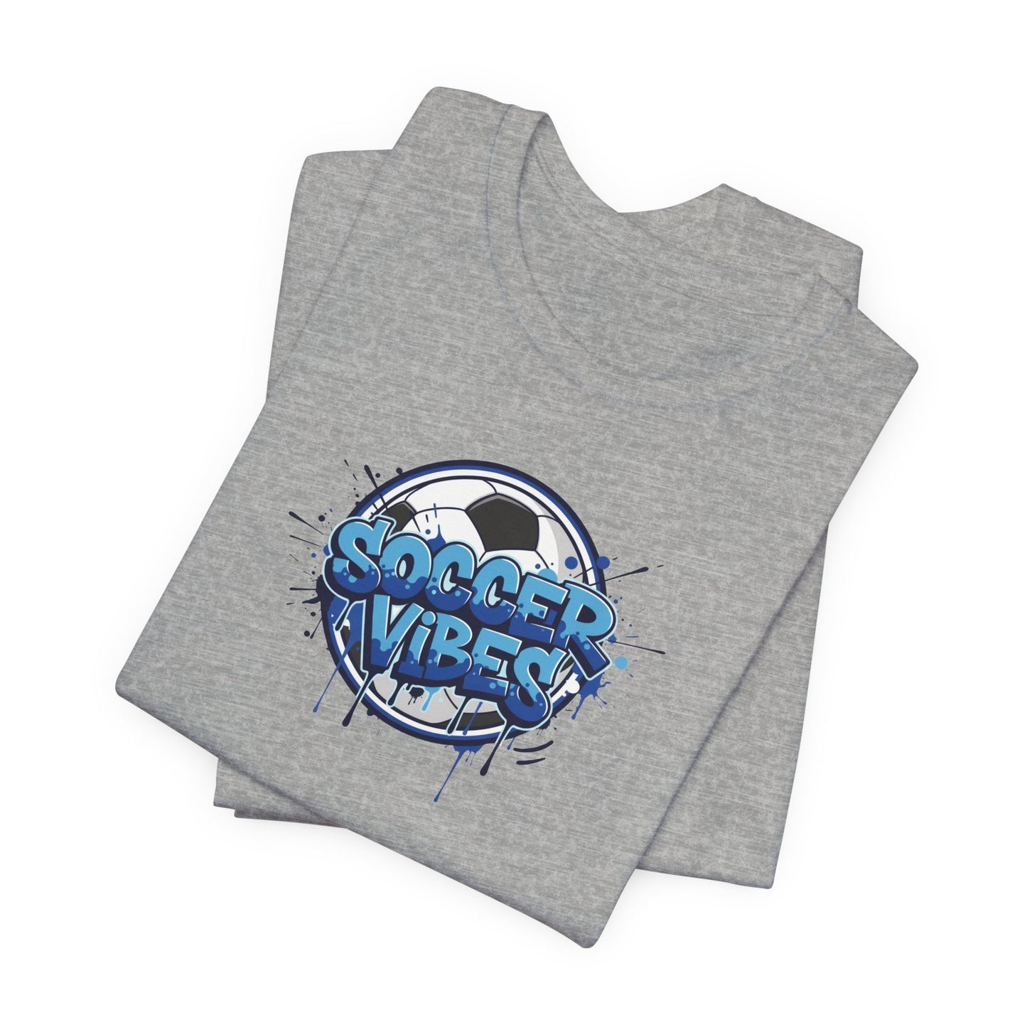 Soccer Vibes Graffiti T-Shirt, Colorful Soccer Shirt for Kids & Adults